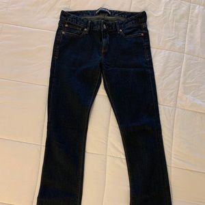 Express Women’s Stella Barely Boot Dark Wash Jeans